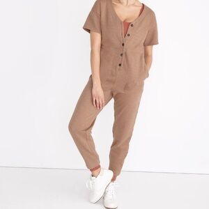 Madewell Short Sleeve coverall jumpsuit